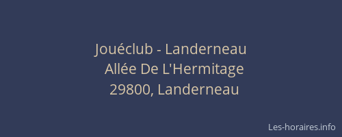 Jouéclub - Landerneau