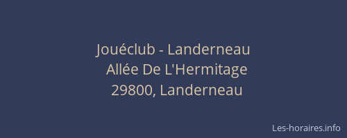 Jou&eacute;club - Landerneau