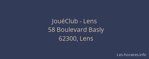 JouéClub - Lens