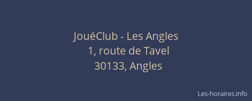 Jou&eacute;Club - Les Angles