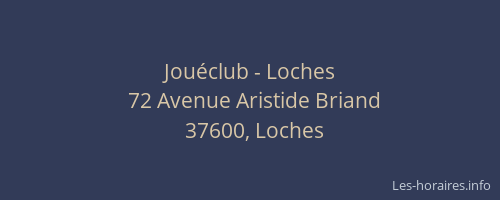 Jou&eacute;club - Loches