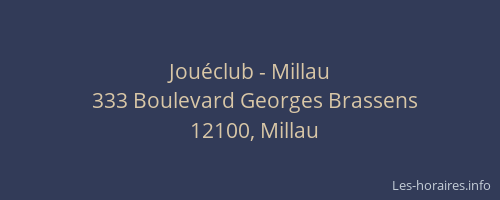 Jouéclub - Millau