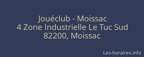 Jou&eacute;club - Moissac