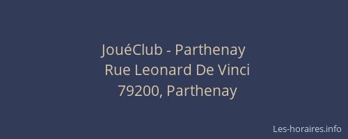 JouéClub - Parthenay