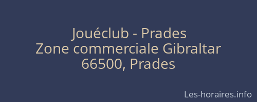 Jou&eacute;club - Prades