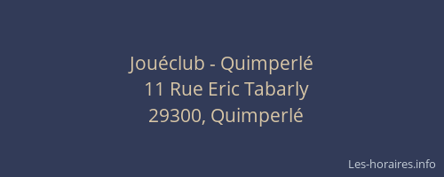 Jou&eacute;club - Quimperl&eacute;