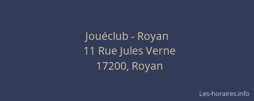 Jouéclub - Royan