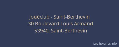 Jou&eacute;club - Saint-Berthevin