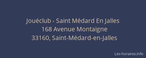 Jouéclub - Saint Médard En Jalles