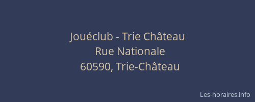 Jou&eacute;club - Trie Ch&acirc;teau