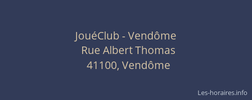 JouéClub - Vendôme