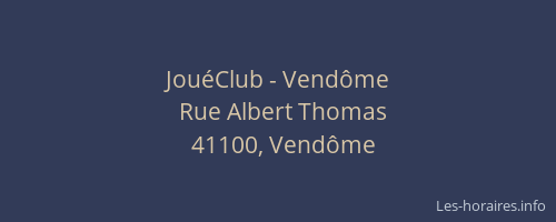 Jou&eacute;Club - Vend&ocirc;me