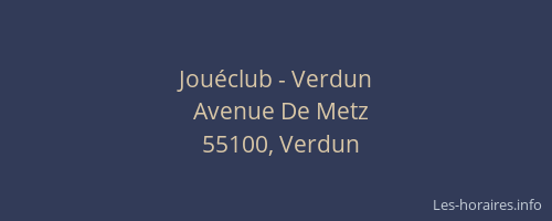 Jou&eacute;club - Verdun