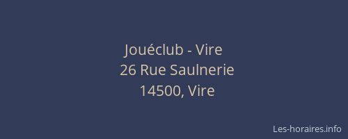 Jou&eacute;club - Vire