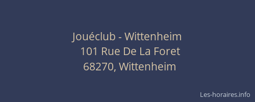 Jouéclub - Wittenheim