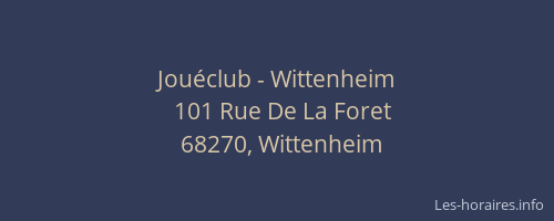 Jou&eacute;club - Wittenheim