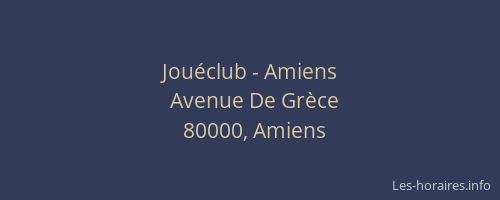 Jouéclub - Amiens