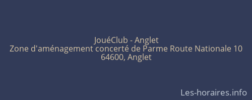 JouéClub - Anglet