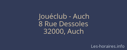 Jouéclub - Auch