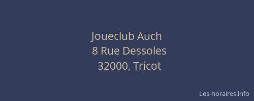 Joueclub Auch