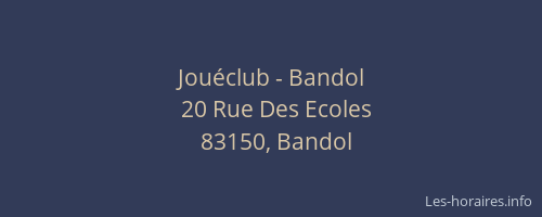 Jouéclub - Bandol