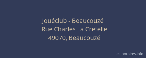 Jouéclub - Beaucouzé