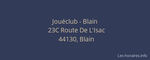 Jouéclub - Blain