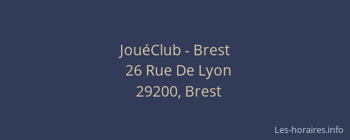 JouéClub - Brest