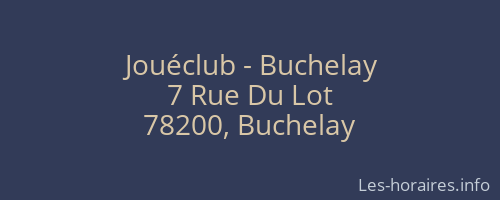 Jouéclub - Buchelay
