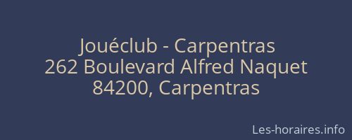 Jouéclub - Carpentras