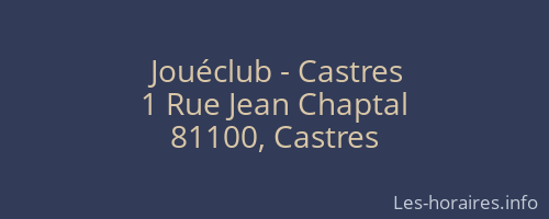 Jouéclub - Castres