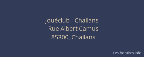 Jouéclub - Challans