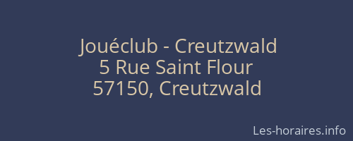 Jouéclub - Creutzwald