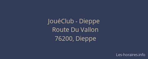 JouéClub - Dieppe
