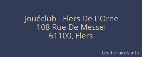 Jouéclub - Flers De L'Orne