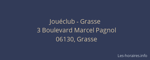 Jouéclub - Grasse