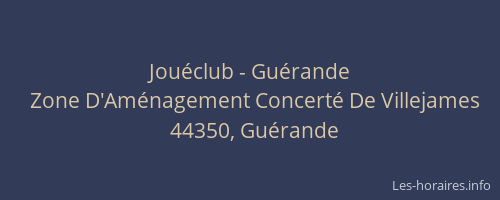 Jouéclub - Guérande