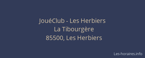 JouéClub - Les Herbiers