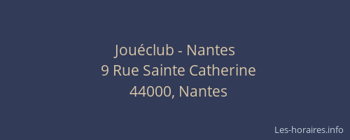 Jouéclub - Nantes