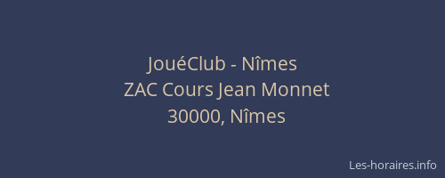 JouéClub - Nîmes