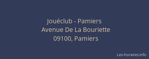 Jouéclub - Pamiers