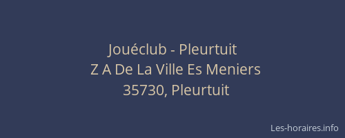 Jouéclub - Pleurtuit