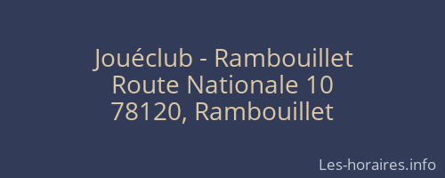 Jouéclub - Rambouillet