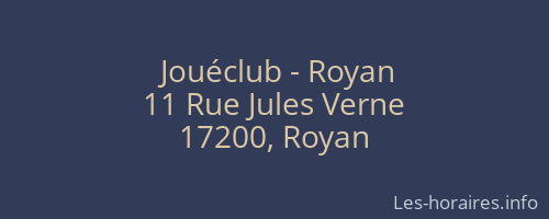 Jouéclub - Royan