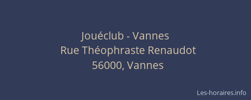Jouéclub - Vannes