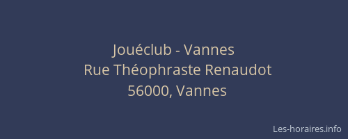 Jouéclub - Vannes