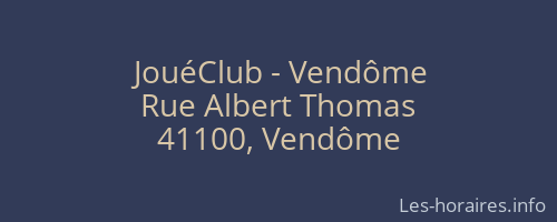 JouéClub - Vendôme