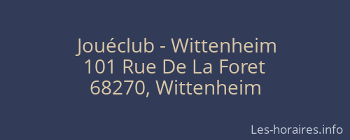Jouéclub - Wittenheim