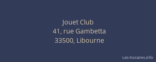 Jouet Club