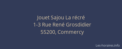 Jouet Sajou La r&eacute;cr&eacute;